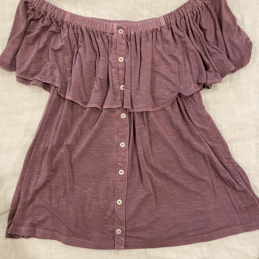 Off the shoulder shirt
